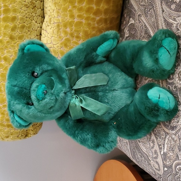 Kids Preferred Emerald Green Toys R Us Teddy - Picture 1 of 6